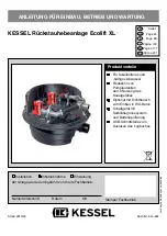 Предварительный просмотр 1 страницы Kessel 010-694 Instructions For Installation, Operation And Maintenance