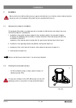 Preview for 57 page of Kessel 010-694 Instructions For Installation, Operation And Maintenance