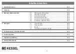 Предварительный просмотр 2 страницы Kessel 20220 Installation, Operation And Maintenance Instructions