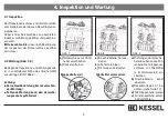 Предварительный просмотр 9 страницы Kessel 73100.10 S/X Installation And Operating Manual