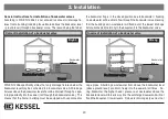 Предварительный просмотр 20 страницы Kessel 73100.10 S/X Installation And Operating Manual