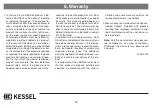 Предварительный просмотр 30 страницы Kessel 73100.10 S/X Installation And Operating Manual