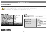 Предварительный просмотр 60 страницы Kessel 917821 Installation, Operation And Maintenance Instructions