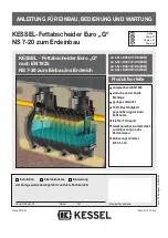 Preview for 1 page of Kessel 93007.120 Installation And Operating Instructions Manual