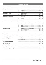 Preview for 3 page of Kessel 93925.120 Installation And Operating Instructions Manual