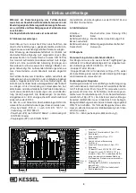 Предварительный просмотр 8 страницы Kessel 93925.120 Installation And Operating Instructions Manual