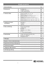 Preview for 3 page of Kessel 99403.10B Installation And Operating Instructions Manual