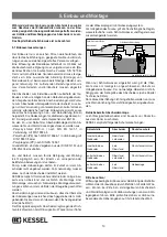 Preview for 10 page of Kessel 99403.10B Installation And Operating Instructions Manual