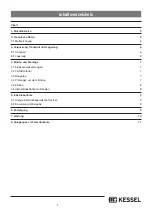 Preview for 3 page of Kessel 99601.002B Instructions For Installation, Operation And Maintenance