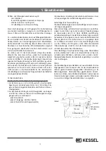 Предварительный просмотр 5 страницы Kessel 99601.002B Instructions For Installation, Operation And Maintenance