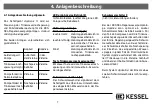 Preview for 7 page of Kessel Aqatronic S 85 025 Installation, Operation And Maintenance Instructions