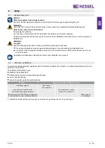 Preview for 23 page of Kessel Aqualift Comfort 230V Duo Operating Manual