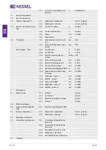 Preview for 54 page of Kessel Aqualift Comfort 230V Duo Operating Manual