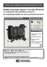 Предварительный просмотр 1 страницы Kessel Aqualift F Duo/XXL SPF 260 KE Installation, Operating And Maintenance Instructions