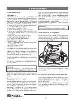 Предварительный просмотр 18 страницы Kessel Aqualift F  Standard Installation, Operating And Maintenance Instructions