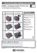 Kessel Aqualift F XL 200 Installation And Operating Manual preview