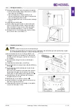 Preview for 11 page of Kessel aqualift f Installation And Operating Instructions Manual