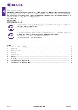 Preview for 2 page of Kessel Aqualift S Installation And Operating Instructions Manual