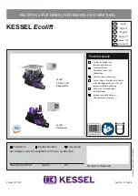 Kessel Ecolift SPZ 1000 Instructions For Installation, Operation And Maintenance предпросмотр