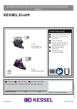 Предварительный просмотр 27 страницы Kessel Ecolift SPZ 1000 Instructions For Installation, Operation And Maintenance