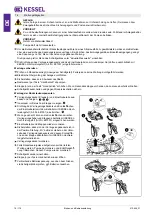 Предварительный просмотр 18 страницы Kessel Ecolift XL Installation And Operating Instructions Manual