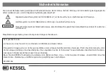 Preview for 2 page of Kessel GTF 1000 Installation, Operation And Maintenance Manual