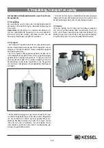 Preview for 240 page of Kessel InnoClean PLUS EW 10 Installation, Operating And Maintenance Instrutions