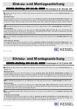 Kessel Multistop 200 Quick Start Manual предпросмотр