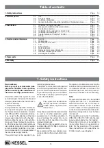 Preview for 14 page of Kessel Pumpfix F Comfort Instructions For Assembly, Operation And Maintenance