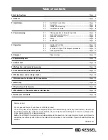 Preview for 3 page of Kessel SE M NS 10 Installation, Operating And Maintenance Instructions