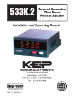 Kessler-Ellis Products 533K.2 Installation And Operating Manual предпросмотр