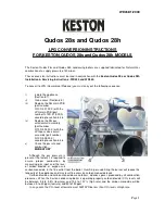 Предварительный просмотр 62 страницы Keston Qudos 28s User, Installation And Servicing Instructions