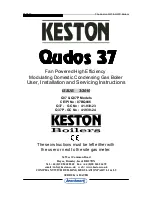 Preview for 1 page of Keston Qudos 37 User'S Installation Manual