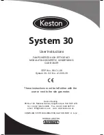 Keston System 30 User Instructions preview
