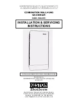 Preview for 1 page of Keston Thermomatic RSM20/FB Installation & Servicing Instructions Manual