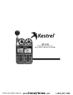 Kestrel 5400 User Manual preview