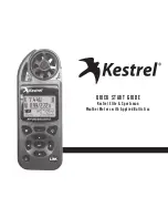 Kestrel Elite Quick Start Manual preview