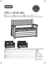 Keter 227L / 60 US GAL Assembly Instructions Manual preview