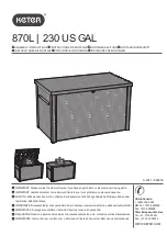 Keter 586239 Assembly Instructions Manual preview