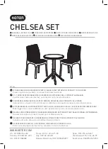 Keter CHELSEA SET Assembly Instructions Manual preview