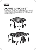 Preview for 1 page of Keter COLUMBIA 5 17202279 Assembly Instructions Manual