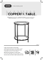 Keter COPPERFX TABLE User Manual предпросмотр