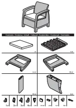 Preview for 3 page of Keter CORFU ARMCHAIR Assembly Instructions Manual