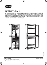 Keter DETROIT TALL Assembly Instructions Manual preview