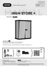 Keter DUOTECH HIGH-STORE+ User Manual preview