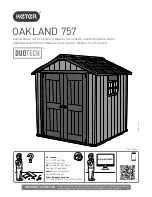 Keter DUOTECH OAKLAND 757 User Manual preview