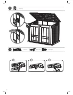 Предварительный просмотр 24 страницы Keter HORIZONTAL STORAGE SHED User Manual