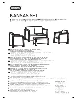 Keter KANSAS SET Assembly Instructions Manual preview