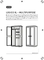 Keter LOGICO XL MULTIPURPOSE Assembly Instructions Manual preview