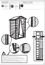 Предварительный просмотр 17 страницы Keter MANOR 4x3 Assembly Instructions Manual